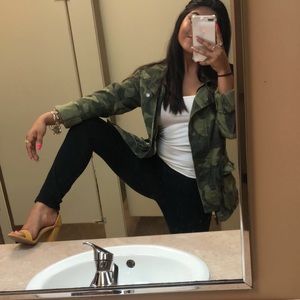 Green camo jacket